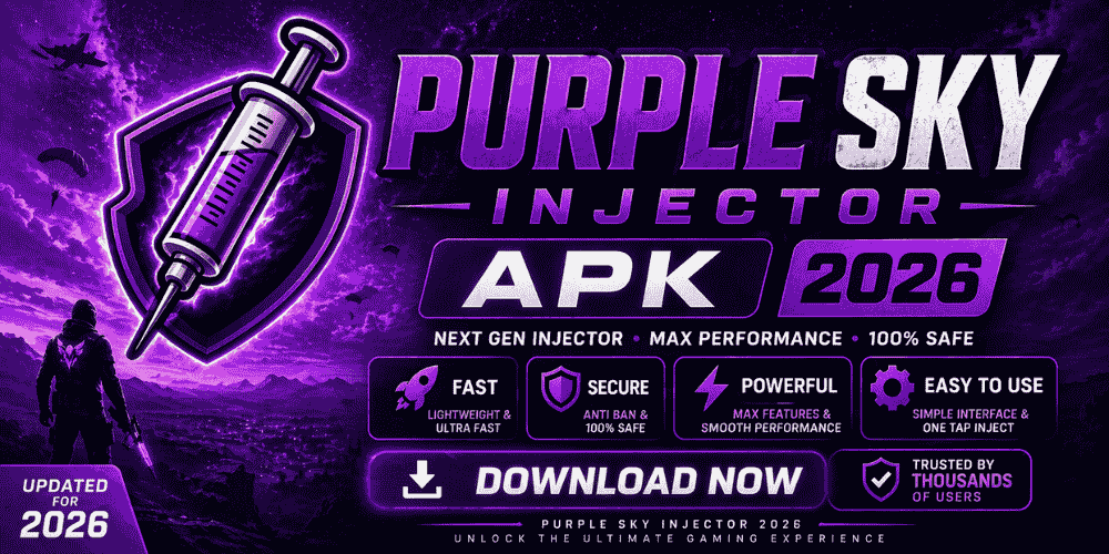 Purple Sky Injector APK
Purple Sky Injector free
new injector 2026